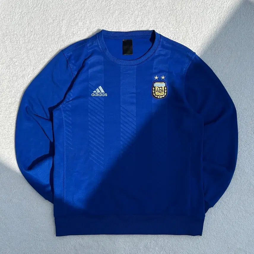 [BUNJANG] Adidas Argentina Blue Sweatshirt L / 아디다스 아르헨티나 블루 스웻셔츠