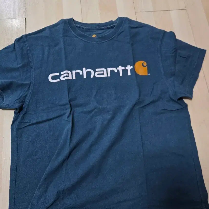 [BUNJANG] Carhartt Short Sleeve T-Shirt (Blue/Khaki, Size M) / 칼하트 반팔 두가지 색상 M 사이즈