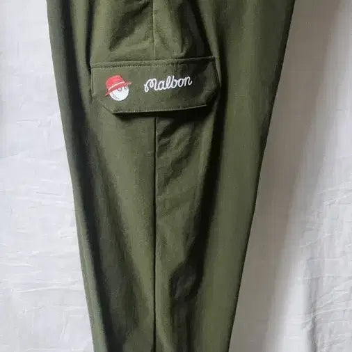[BUNJANG] Malbon Golf Olive Pants 36 Inch / 말본 골프 바지 올리브색 36인치