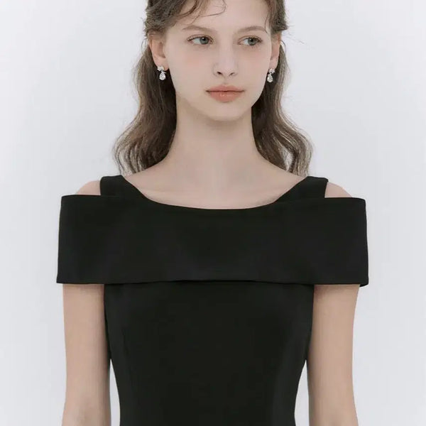 [BUNJANG] Ivana Helsinki Essi Dress Black / [새상품] 이바나 헬싱키 Essi dress (하객룩/웨촬)
