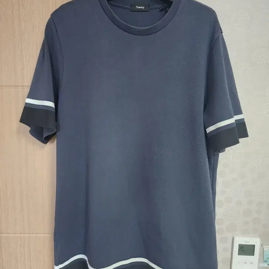 [BUNJANG] Theory Navy Long-Sleeve T-Shirt / 띠어리 티셔츠 네이비