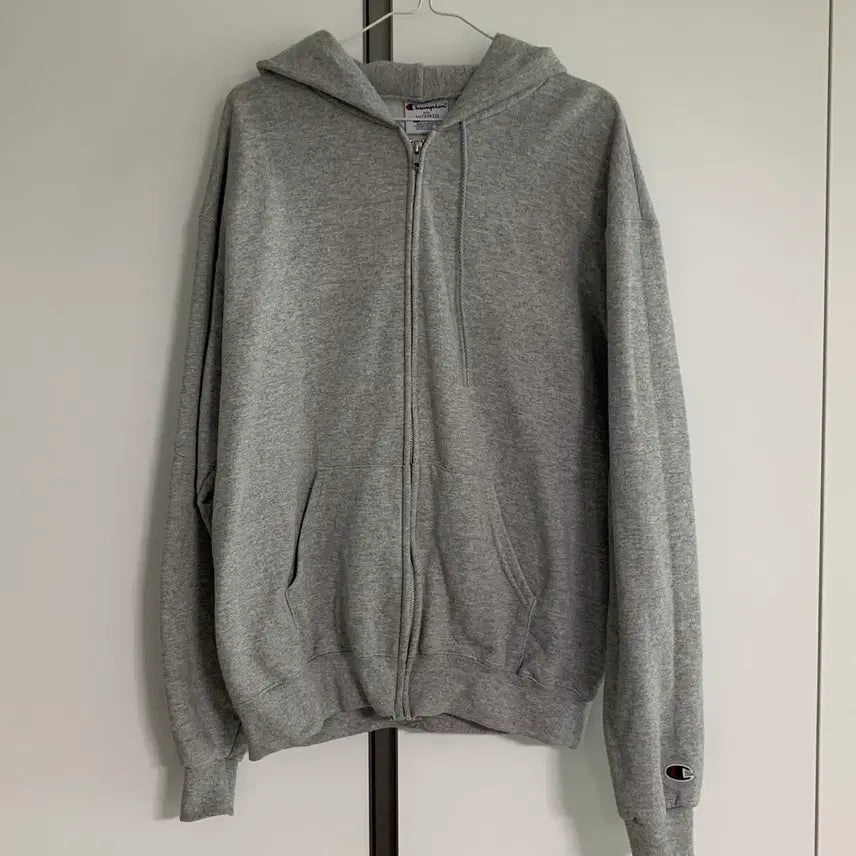 [BUNJANG] Champion Fleece Hooded Zip-Up / 챔피온 기모 후드 집업