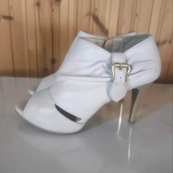 [BUNJANG] Daks Open-toe Bootie Heels 9cm / 235mm 닥스 오픈토 부티 힐 구두 9cm