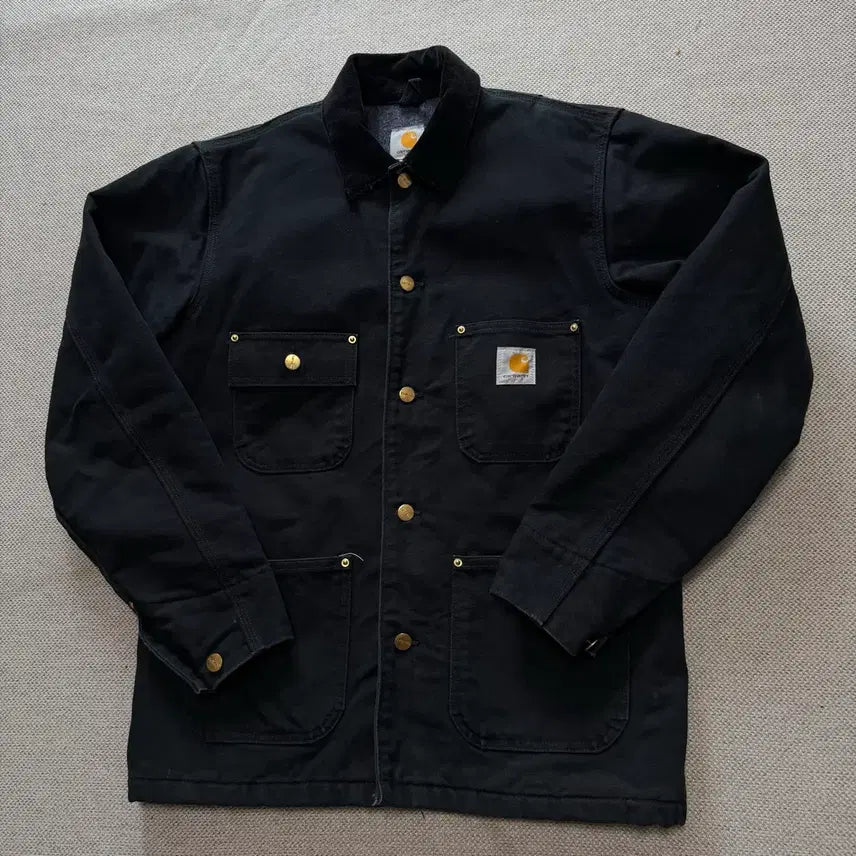 [BUNJANG] Carhartt USA Corduroy Collar OG Chore Jacket / 칼하트 USA 코듀로이 카라 OG 초어 자켓