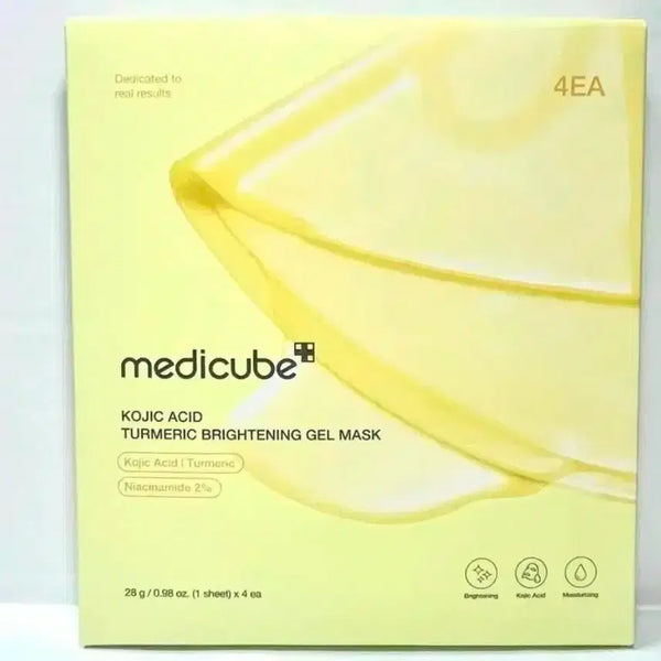 [BUNJANG] MediCube Koji Acid Turmeric Brightening Gel Mask (24 sheets) / 메디큐브 코직애씨드 터메릭 브라이트닝 겔 마스크6box[24매]