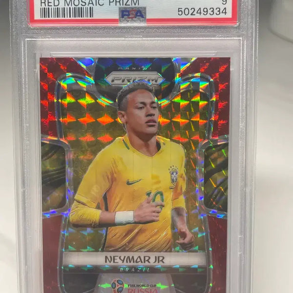 [BUNJANG] 2018 Panini Neymar Jr. Red Mosaic Prism PSA 9 / 2018 파니니 네이마르 레드 모자익 프리즘 PSA9
