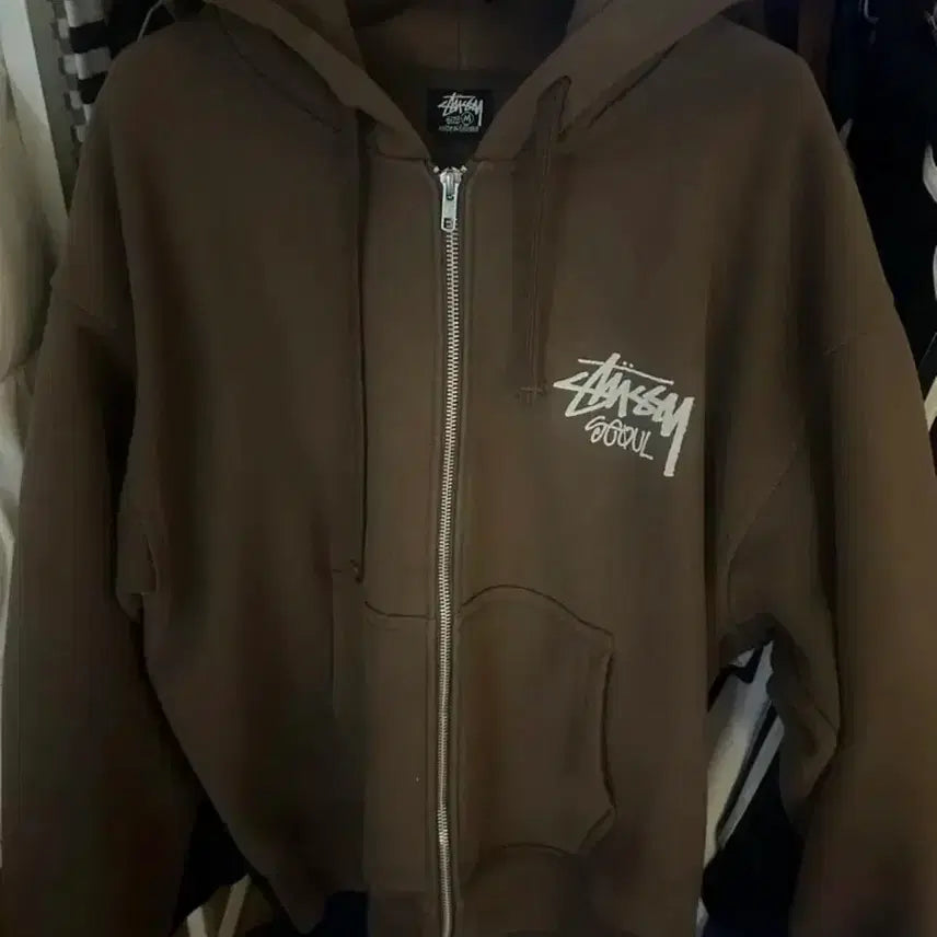 [BUNJANG] Stussy Seoul Coffee Hoodie / 스투시 서울 커피 후드집업