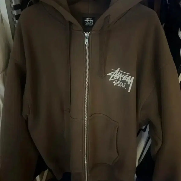 [BUNJANG] Stussy Seoul Coffee Hoodie / 스투시 서울 커피 후드집업