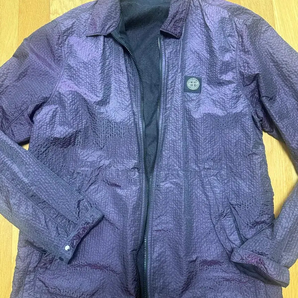 [BUNJANG] Stone Island Jacket Windbreaker SS Purple / 스톤아일랜드 자켓 바람막이ss 퍼플