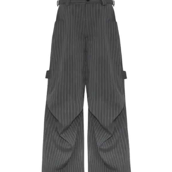 [BUNJANG] Kamien 247 All Day Baggy Pants Stripe / [2] 카미엔 247 올 데이 배기 팬츠 스트라이프