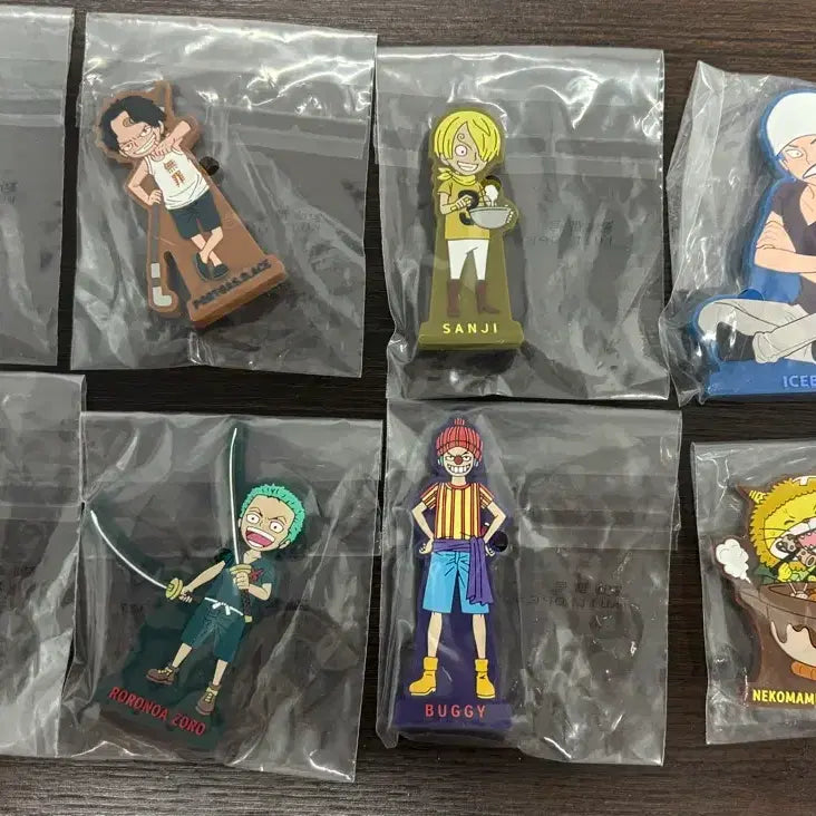 [BUNJANG] One Piece Ichiban Kuji Emotional Stories Rubber Stands Bundle Set (8 Types) / 원피스 제일복권 에모셔널 스토리즈 러버 고무 스탠드 8종 일괄