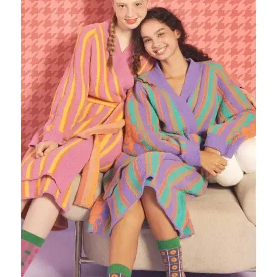 [BUNJANG] Wiggle Wiggle Lounge Robe / 위글위글 라운지 로브