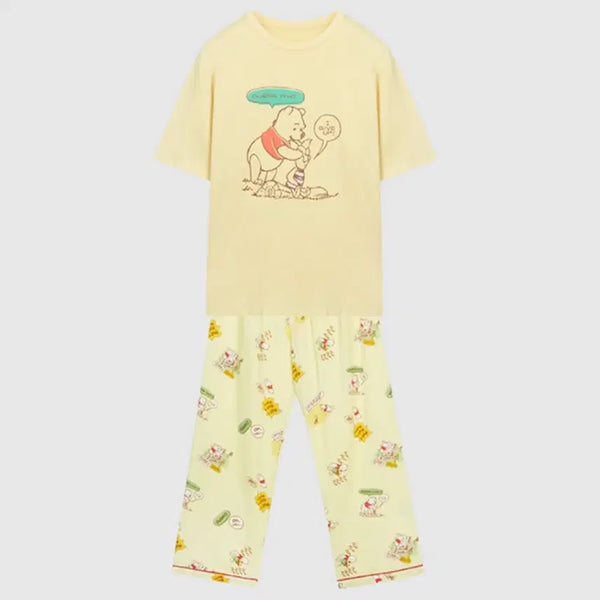 [BUNJANG] SPAO Disney Winnie the Pooh Sleep T-Shirt Pajamas L / (미사용) 스파오 디즈니 곰돌이푸 푸~근한 꿀잠 티셔츠 잠옷 파자마