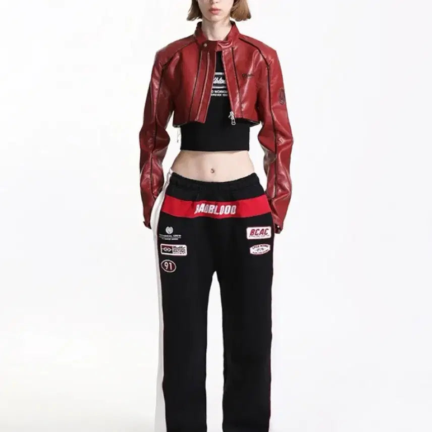 [BUNJANG] Bad Blood BCAC Racing Wide 2-Way Jogger Training Pants (Discontinued) / [단종] 배드블러드 BCAC 레이싱 와이드 2way 조거 트레이닝팬츠
