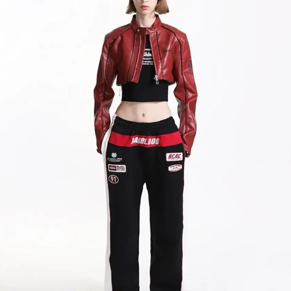 [BUNJANG] Bad Blood BCAC Racing Wide 2-Way Jogger Training Pants (Discontinued) / [단종] 배드블러드 BCAC 레이싱 와이드 2way 조거 트레이닝팬츠