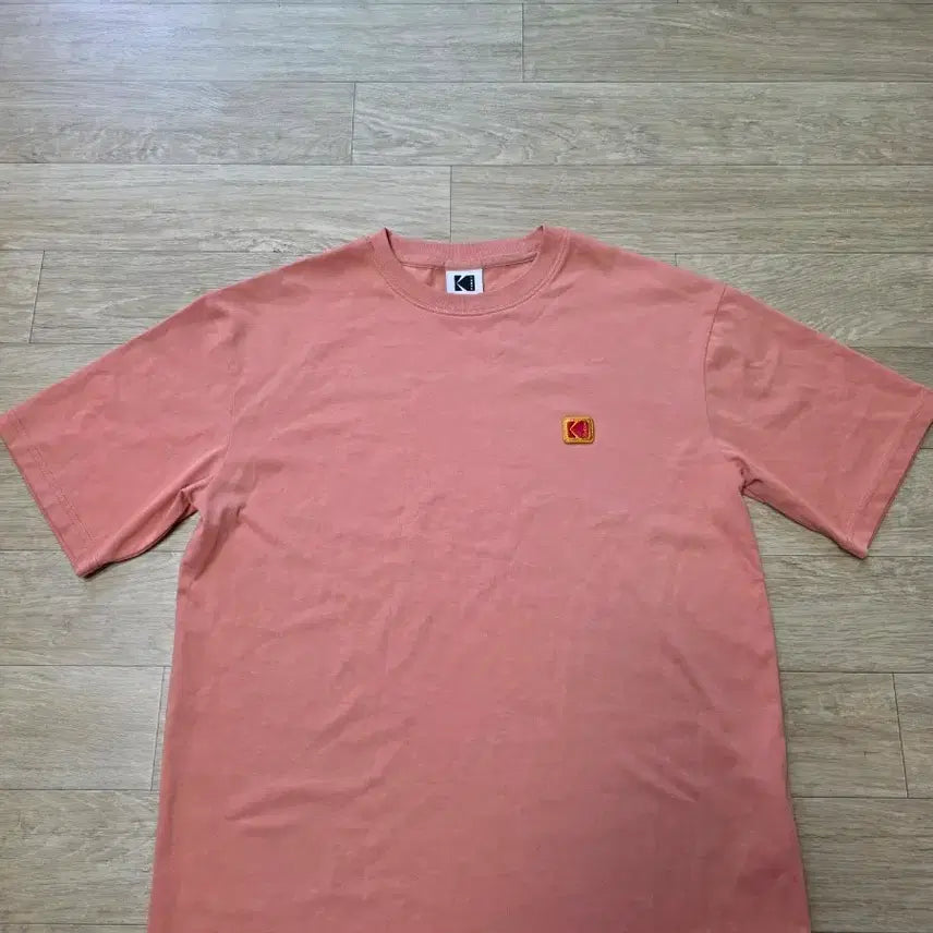 [BUNJANG] Kodak Small Logo Short Sleeve T-Shirt Orange Size M / 코닥 스몰 로고 반팔티셔츠 오렌지색