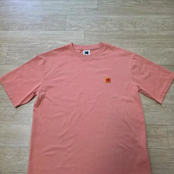 [BUNJANG] Kodak Small Logo Short Sleeve T-Shirt Orange Size M / 코닥 스몰 로고 반팔티셔츠 오렌지색