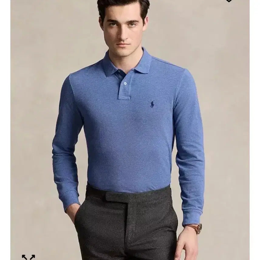 [BUNJANG] Polo Ralph Lauren Long Sleeve Polo Shirt / (새상품)폴로 랄프로렌 긴팔 카라티