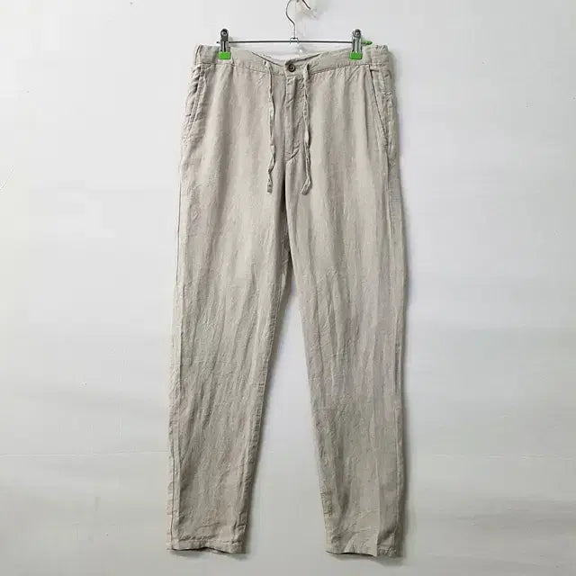 [BUNJANG] MUJI 100% Linen Bending Pants / 무인양품 MUJI 린넨 100% 밴딩 팬츠