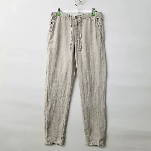 [BUNJANG] MUJI 100% Linen Bending Pants / 무인양품 MUJI 린넨 100% 밴딩 팬츠