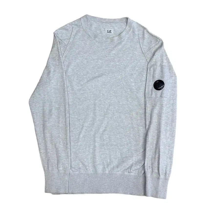 [BUNJANG] CP Company Light Grey Lens Wappen Knit Size 52 / 52 CP컴퍼니 라이트그레이 렌즈 와펜 니트