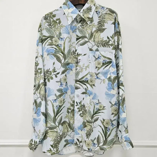 [BUNJANG] Tom Ford Lyocell Floral Shirt / 톰포드 리오셀 플로럴 셔츠