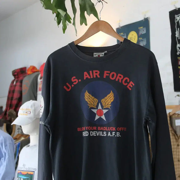 [BUNJANG] TED COMPANY U.S.A.F. Long Sleeve Shirt / (착용컷) TED COMPANY U.S.A.F. 롱 슬리브 (103)