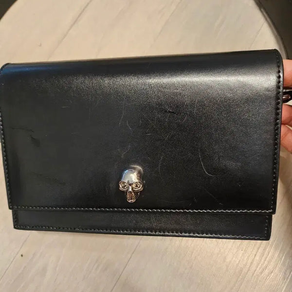 [BUNJANG] Alexander McQueen Skull Chain Bag Black / 알렉산더 맥퀸 스컬 체인백 블랙