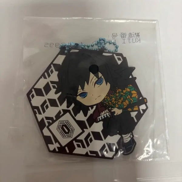 [BUNJANG] Demon Slayer Giyu Rubber Charm Keychain / 귀멸의칼날 제일복권 기유 러버참 키링