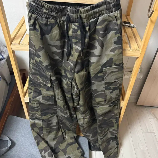 [BUNJANG] Take Easy Sweatpants Camo Beige / 테이크이지 스웻 팬츠 카모베이지
