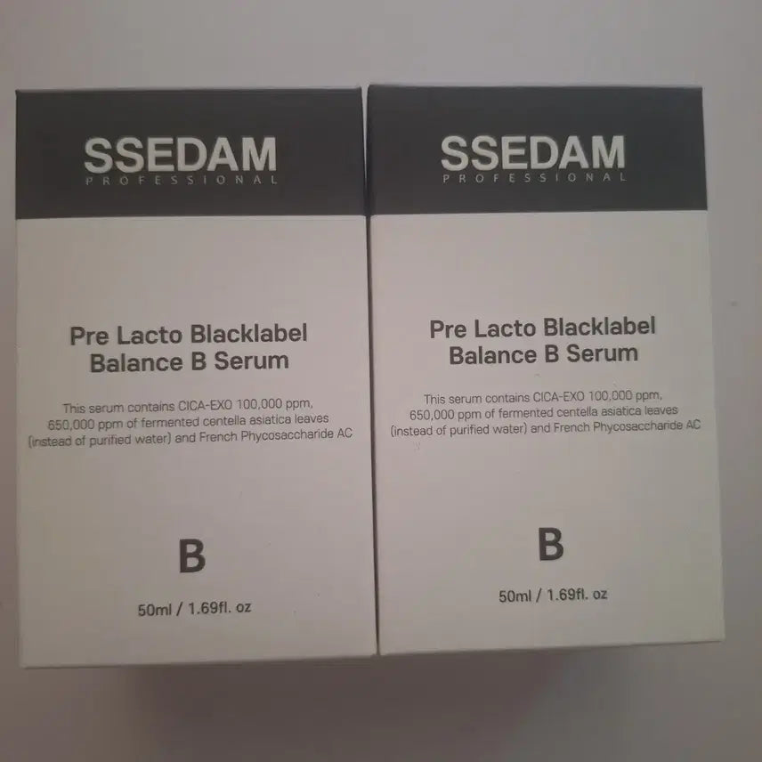 [BUNJANG] Sedam Professional Balance B Serum 50ml (2-Pack) / 1+1 쎄담 프리락토 블랙라벨 B세럼 비세럼 50ml 2개