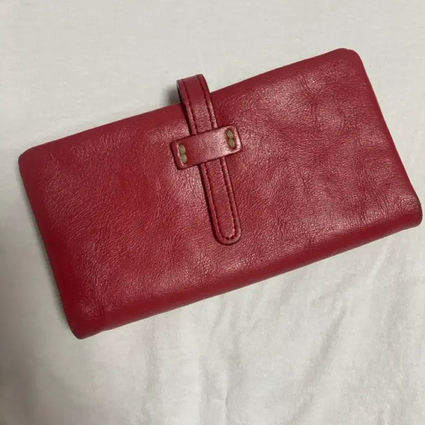 [BUNJANG] Forderworks Red Leather Wallet / 포디어웍스 레드지갑