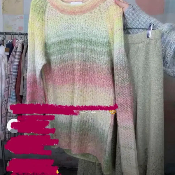[BUNJANG] Honey and Clover Hagumi Aoi Yuu Vintage Knit Set / 빈티지 하구미 허니와 클로버 아오이유우 니트 세트