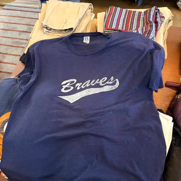 [BUNJANG] 80s Russell Athletic Atlanta Braves Baseball T-Shirt XL / 80s 러셀 usa Atlanta Braves 애틀랜타 브레이브스 xl