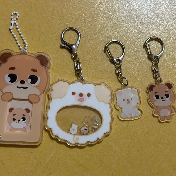 [BUNJANG] Day6 Denny's Don Dowoon Acrylic Keyring Bundle Set / 데이식스 데니멀즈 돈 도운 아크릴 키링 4종 일괄