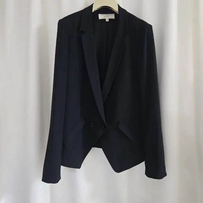 [BUNJANG] Atelier Vanessa Bruno Rayon Black Jacket / 아떼바네사브루노 레이온 블랙 자켓