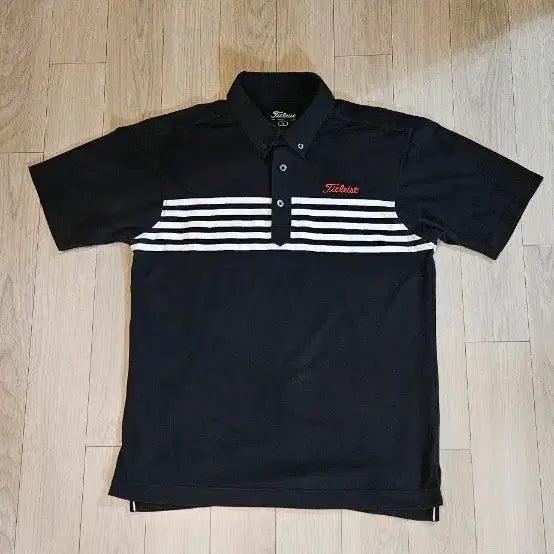 [BUNJANG] Titleist Men's Golf Wear Shirt Black / 타이틀리스트 남성 골프웨어 셔츠 블랙 95 가슴단면 49