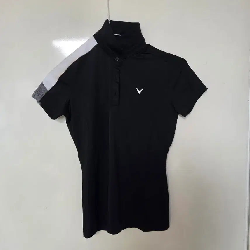 [BUNJANG] Callaway Golf Apparel Short Sleeve Polo T-Shirt Black XS / 캘러웨이 골프웨어 반팔 카라티 블랙 xs