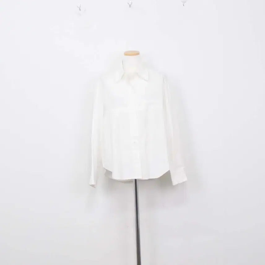 [BUNJANG] LIST Women's White Cotton Blouse Shirt (Size 55) / [정품] 리스트(LIST) 여성 블라우스 셔츠 55사이즈 정인샵