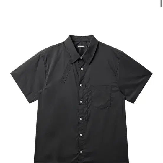 [BUNJANG] HAECHINGSROOM Placket Shirt Black Size 3 / 해칭룸 플라켓 셔츠 블랙 3사이즈