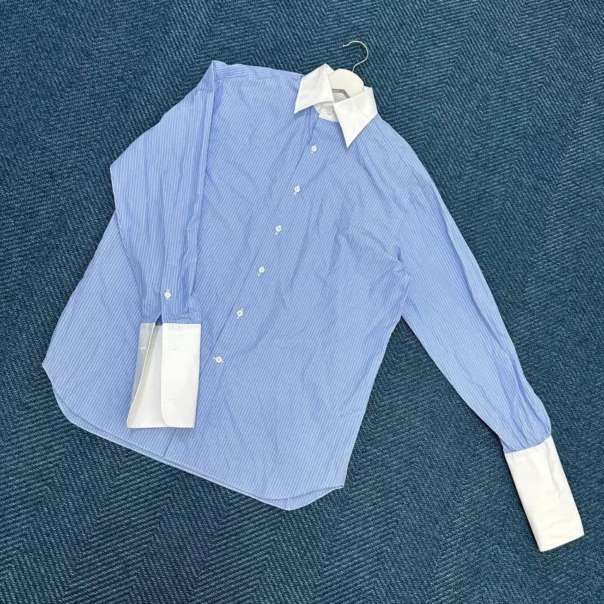 [BUNJANG] WCERA Striped Shirt / [여성2] 우에라 WCERA 스트라이프 셔츠 만원샵