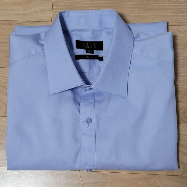 [BUNJANG] Daks Men's Blue Slim Fit Shirt Size 100 / 닥스 남성 셔츠 블루 슬림핏 100