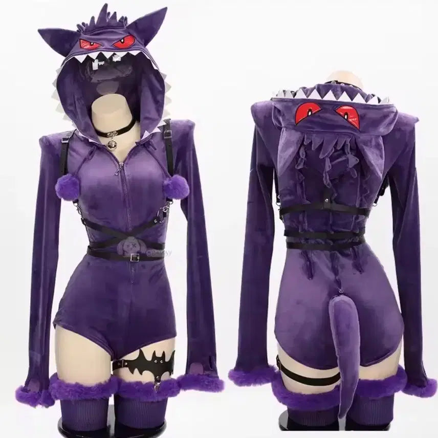 [BUNJANG] Pokemon Gengar Cosplay Costume / 포켓몬 팬텀 코스프레 의상