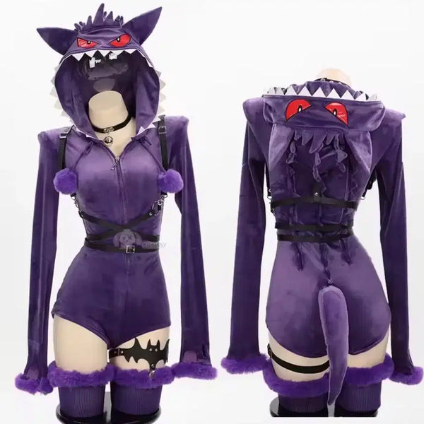 [BUNJANG] Pokemon Gengar Cosplay Costume / 포켓몬 팬텀 코스프레 의상