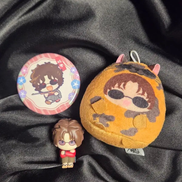 [BUNJANG] Gintama Sakamoto Tatsuma Tenorins Animal Cat Plush Badge Machiboke / 은혼 사카모토 다츠마 테노린즈 동물 고양이 인형 누이 뱃지 마치보케
