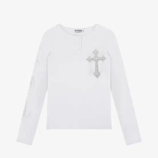 [BUNJANG] Eyeer Long Sleeve T-Shirt White / Eyeer 긴팔 티셔츠 화이트