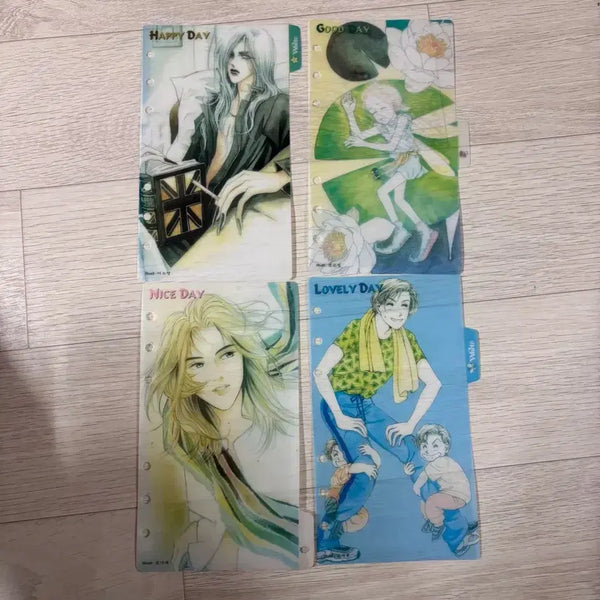 [BUNJANG] Classical Illustration Six-Hole Refill Diary Inserts / 일괄 [고전 일러스트] 다이어리 속지 육공 리필 다꾸 문구