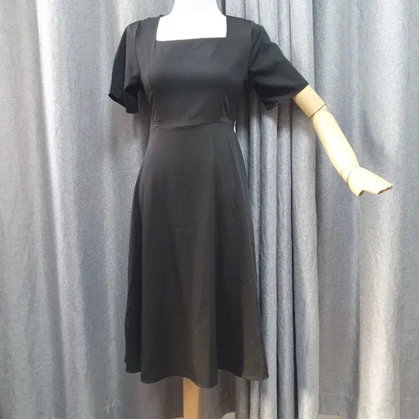 [BUNJANG] 55Square Back Tail Dress / 55스퀘어 뒷테일 원피스