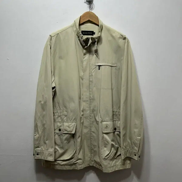 [BUNJANG] Beanpole Beige Bomber Jacket 105 / 빈폴 재킷 베이지색 봄버  105