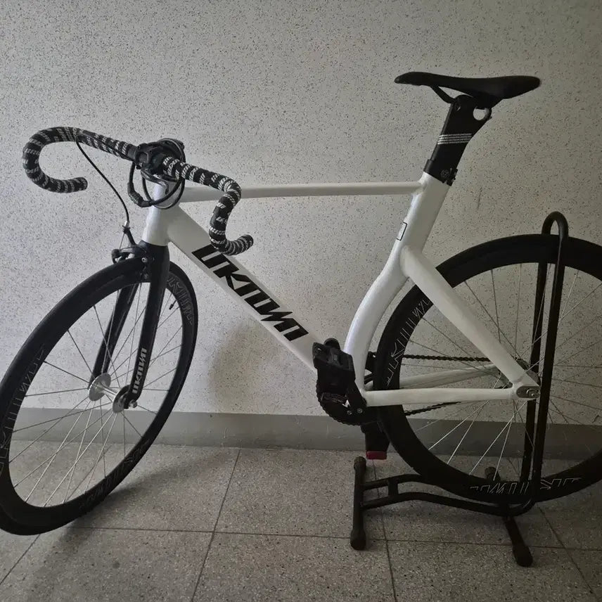 [BUNJANG] Unknown Pixie Fixed Gear Bicycle - White (L Size) / 언노운 픽시 자전거 화이트(L 사이즈)